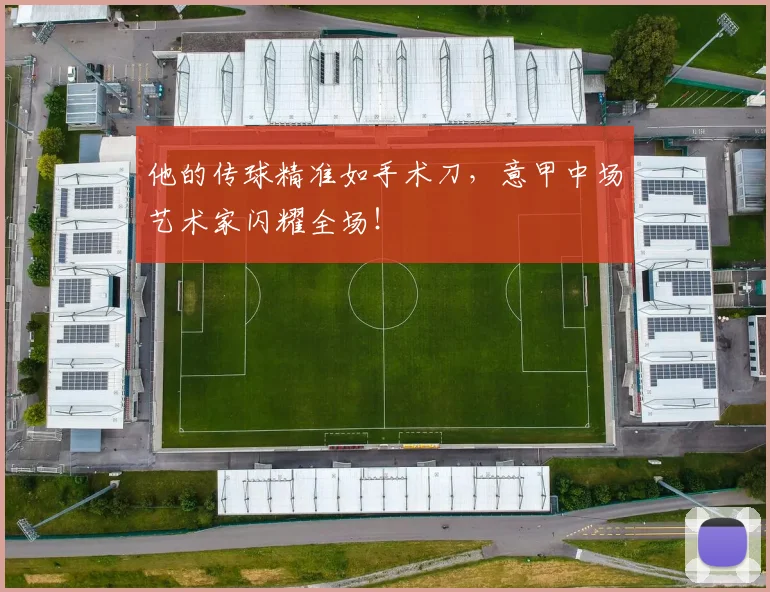 他的传球精准如手术刀，意甲中场艺术家闪耀全场！